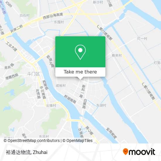 裕通达物流 map