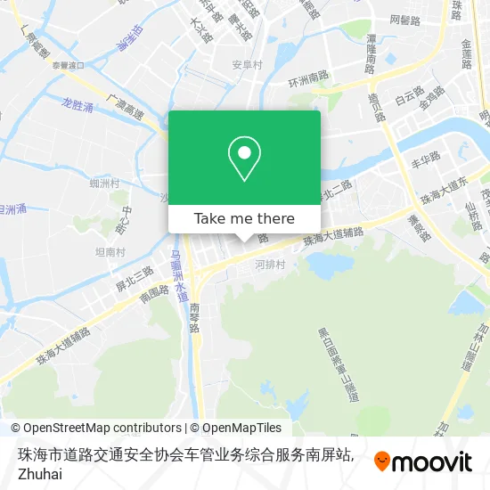 珠海市道路交通安全协会车管业务综合服务南屏站 map