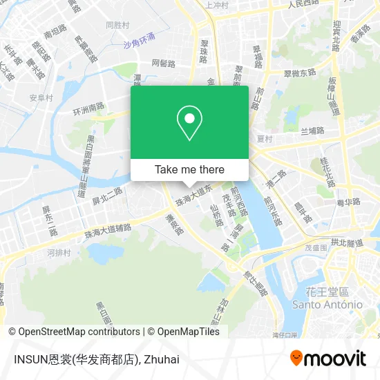 INSUN恩裳(华发商都店) map