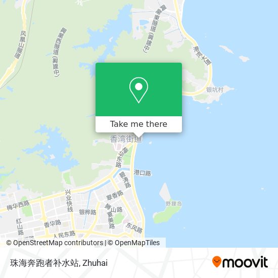 珠海奔跑者补水站 map