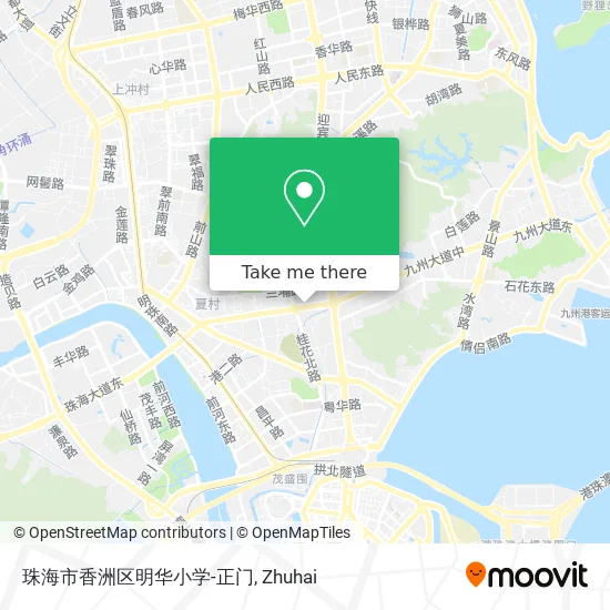 珠海市香洲区明华小学-正门 map