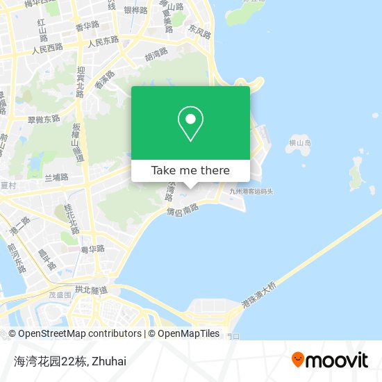 海湾花园22栋 map