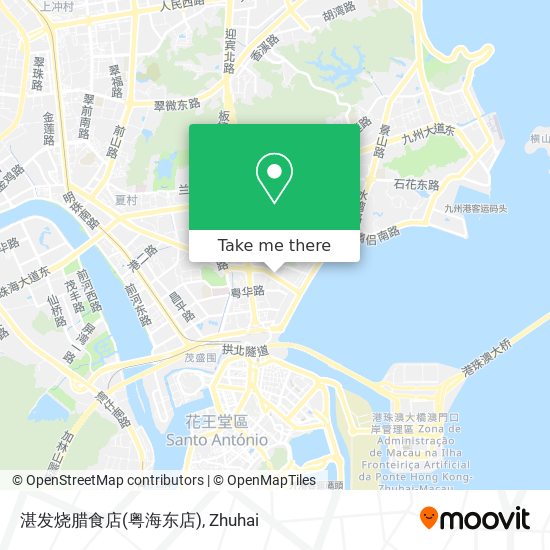 湛发烧腊食店(粤海东店) map