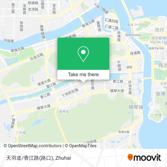 天羽道/香江路(路口) map