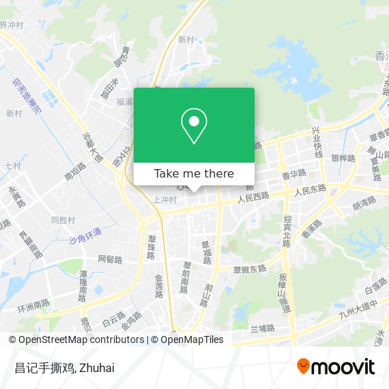 昌记手撕鸡 map