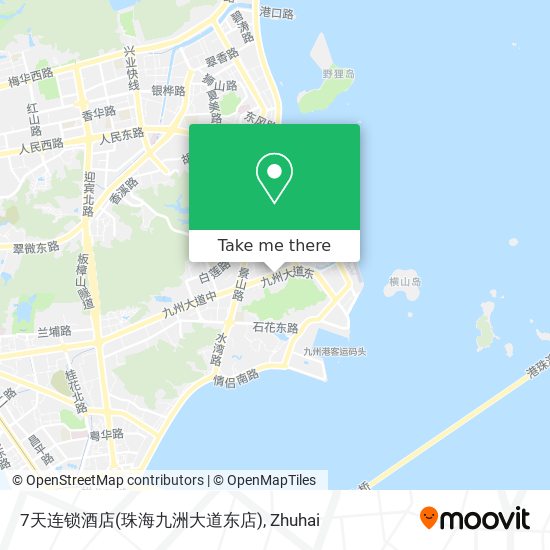 7天连锁酒店(珠海九洲大道东店) map