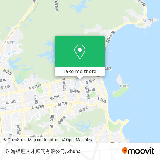 珠海经理人才顾问有限公司 map