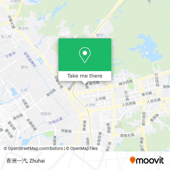 香洲一汽 map