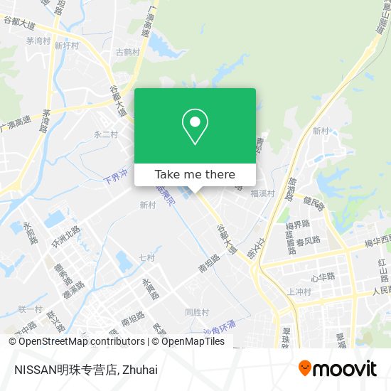 NISSAN明珠专营店 map