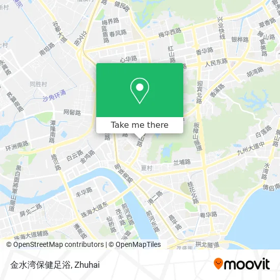 金水湾保健足浴 map
