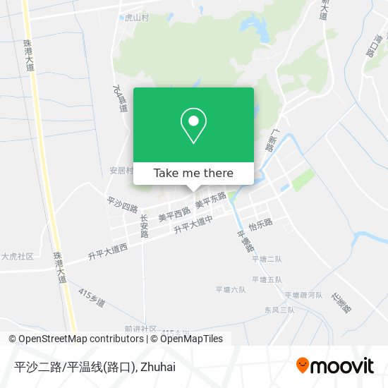 平沙二路/平温线(路口) map