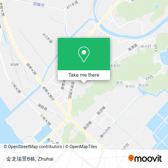 金龙瑞景B栋 map