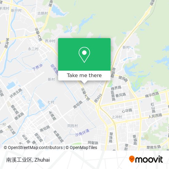 南溪工业区 map