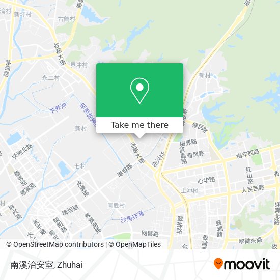 南溪治安室 map