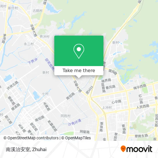 南溪治安室 map