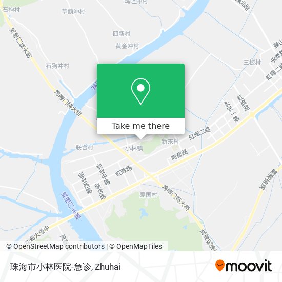 珠海市小林医院-急诊 map