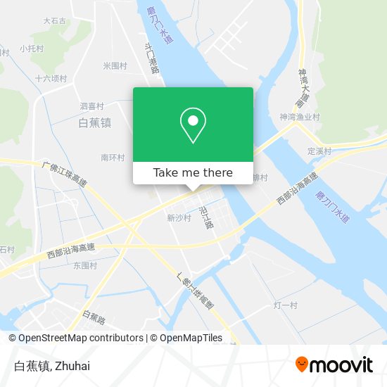 白蕉镇 map