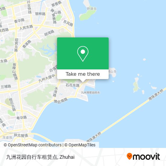 九洲花园自行车租赁点 map