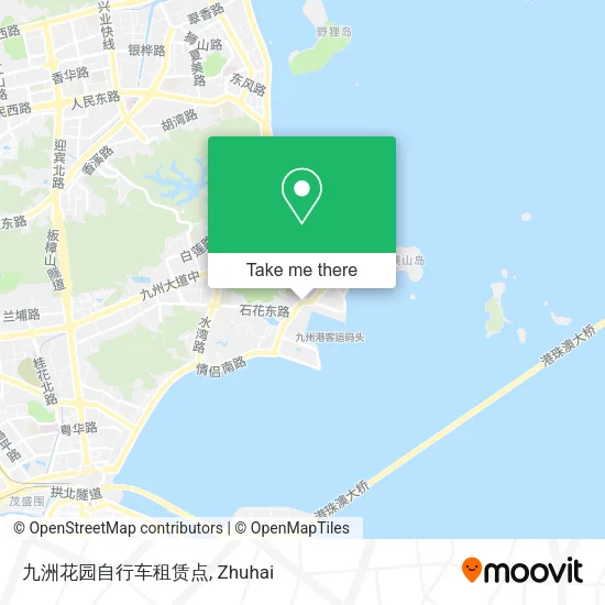 九洲花园自行车租赁点 map