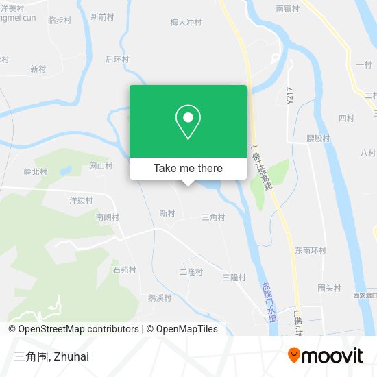 三角围 map