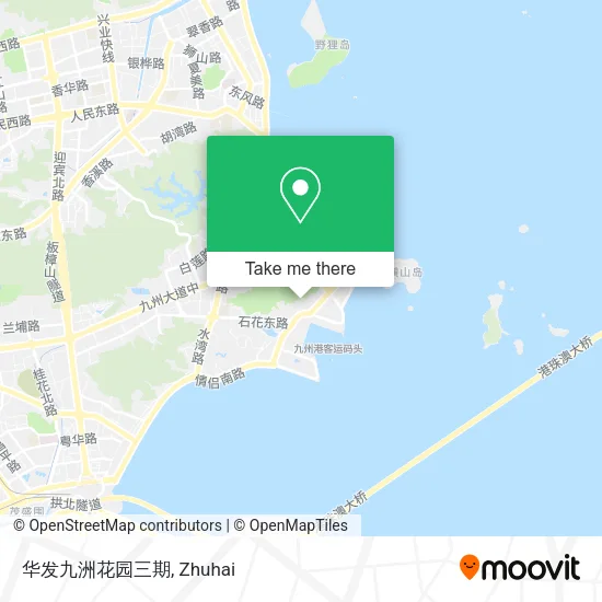 华发九洲花园三期 map