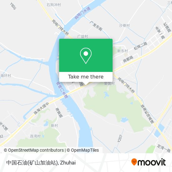 中国石油(矿山加油站) map