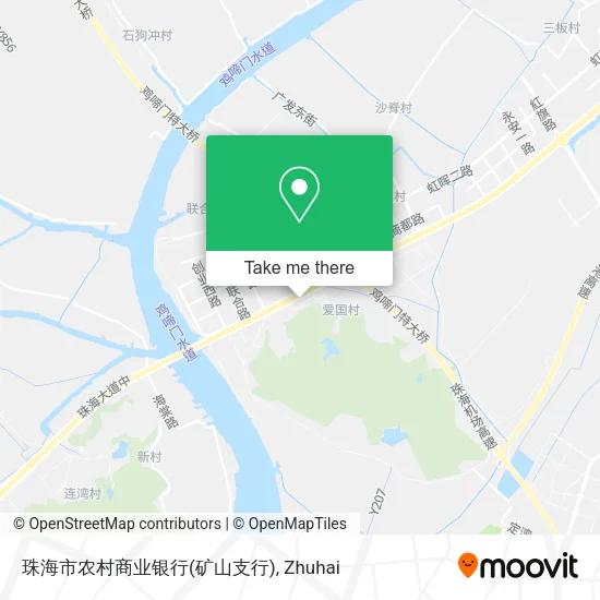 珠海市农村商业银行(矿山支行) map