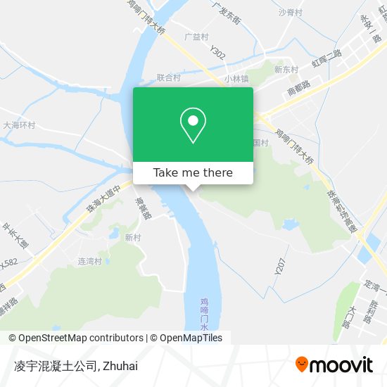 凌宇混凝土公司 map