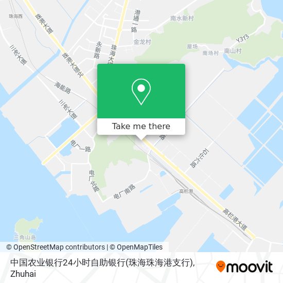 中国农业银行24小时自助银行(珠海珠海港支行) map