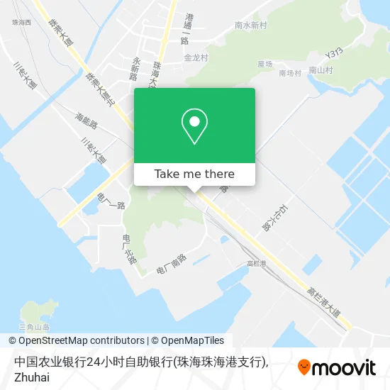 中国农业银行24小时自助银行(珠海珠海港支行) map