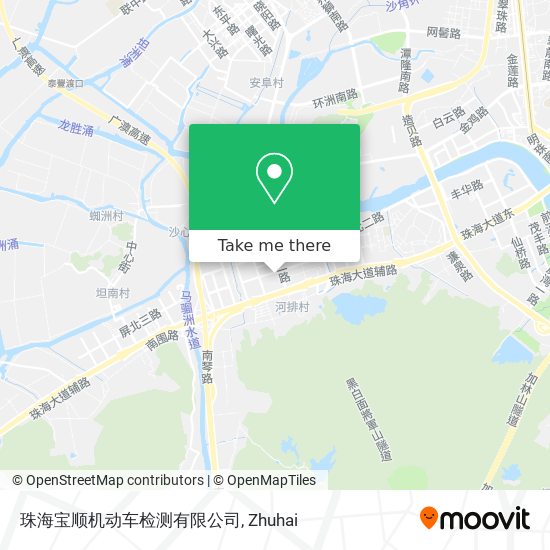 珠海宝顺机动车检测有限公司 map