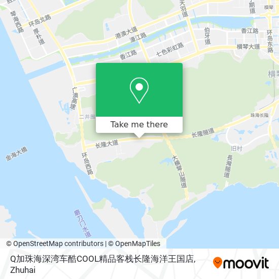 Q加珠海深湾车酷COOL精品客栈长隆海洋王国店 map