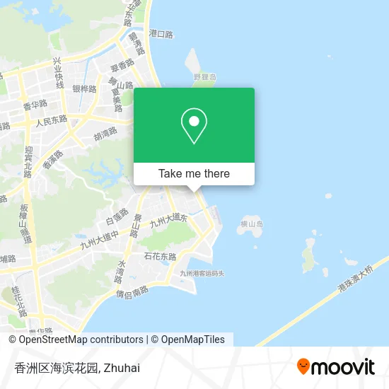 香洲区海滨花园 map