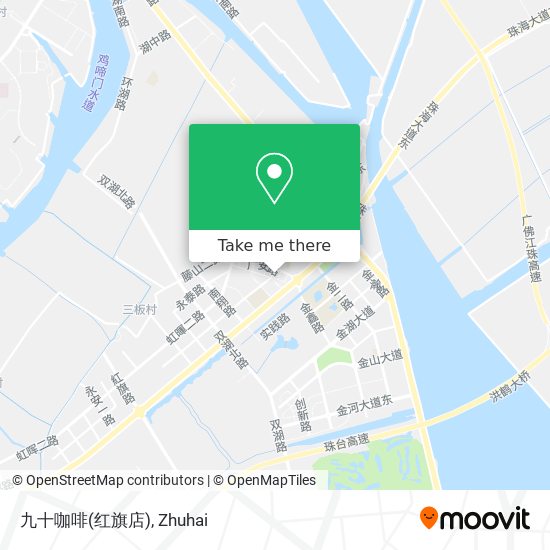 九十咖啡(红旗店) map