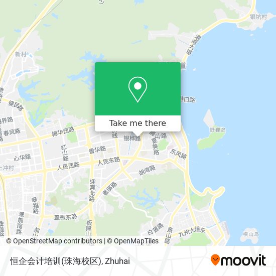 恒企会计培训(珠海校区) map