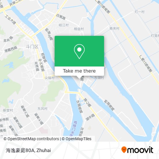 海逸豪庭80A map