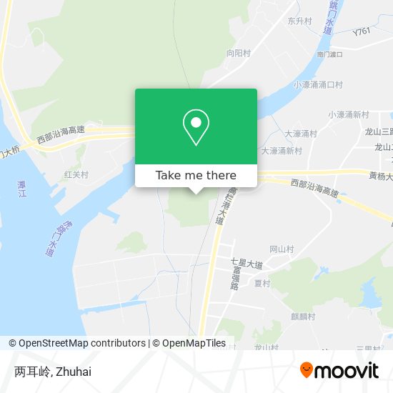 两耳岭 map