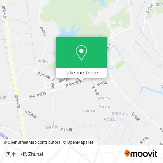 美平一街 map