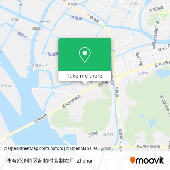 珠海经济特区超柏时装制衣厂 map