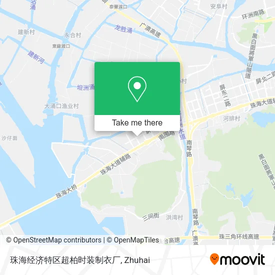 珠海经济特区超柏时装制衣厂 map