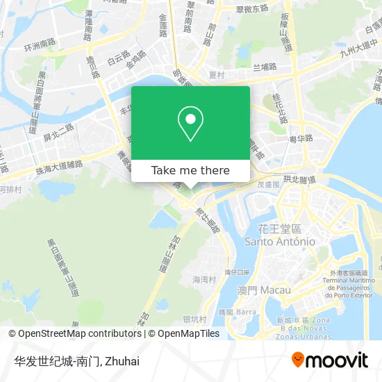 华发世纪城-南门 map