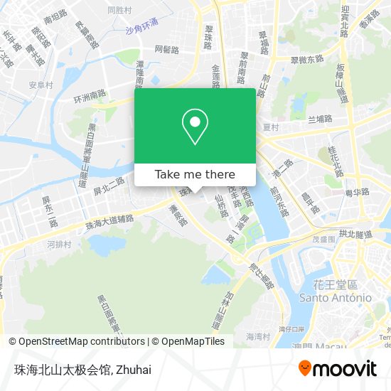 珠海北山太极会馆 map