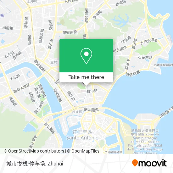 城市悦栈-停车场 map