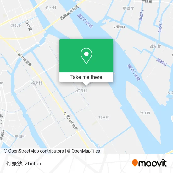 灯笼沙 map