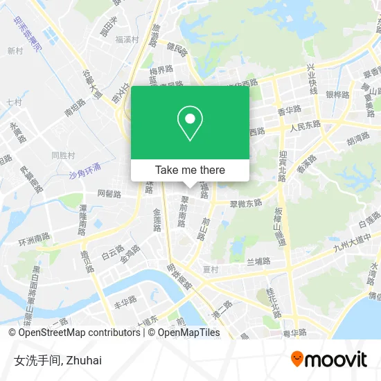 女洗手间 map