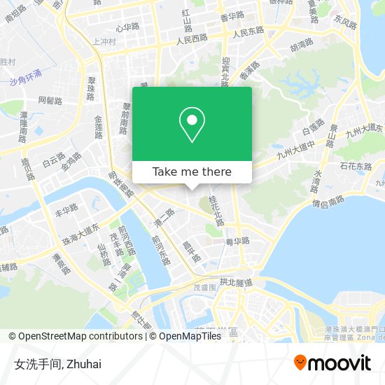 女洗手间 map