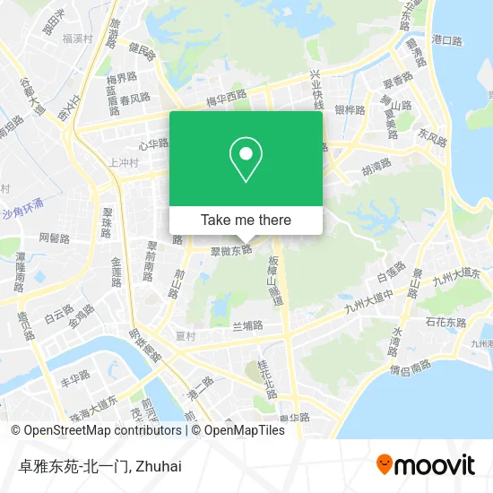 卓雅东苑-北一门 map