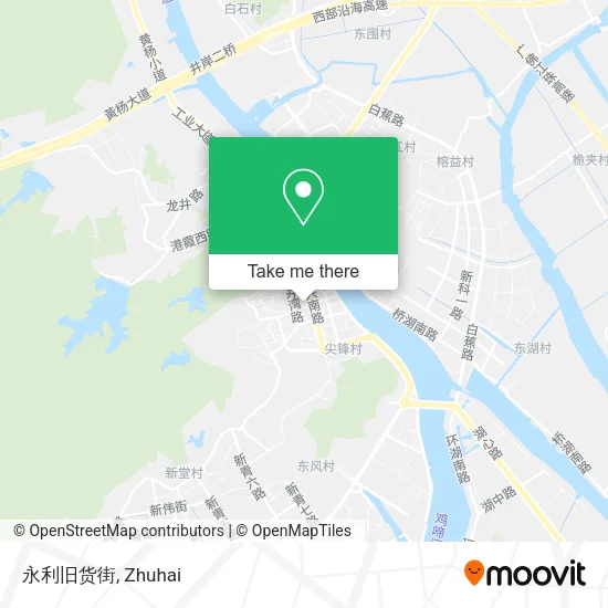 永利旧货街 map