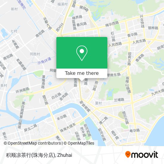 积顺凉茶行(珠海分店) map