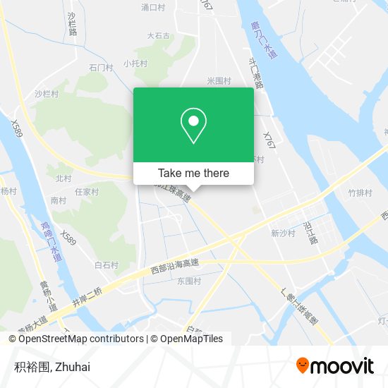 积裕围 map